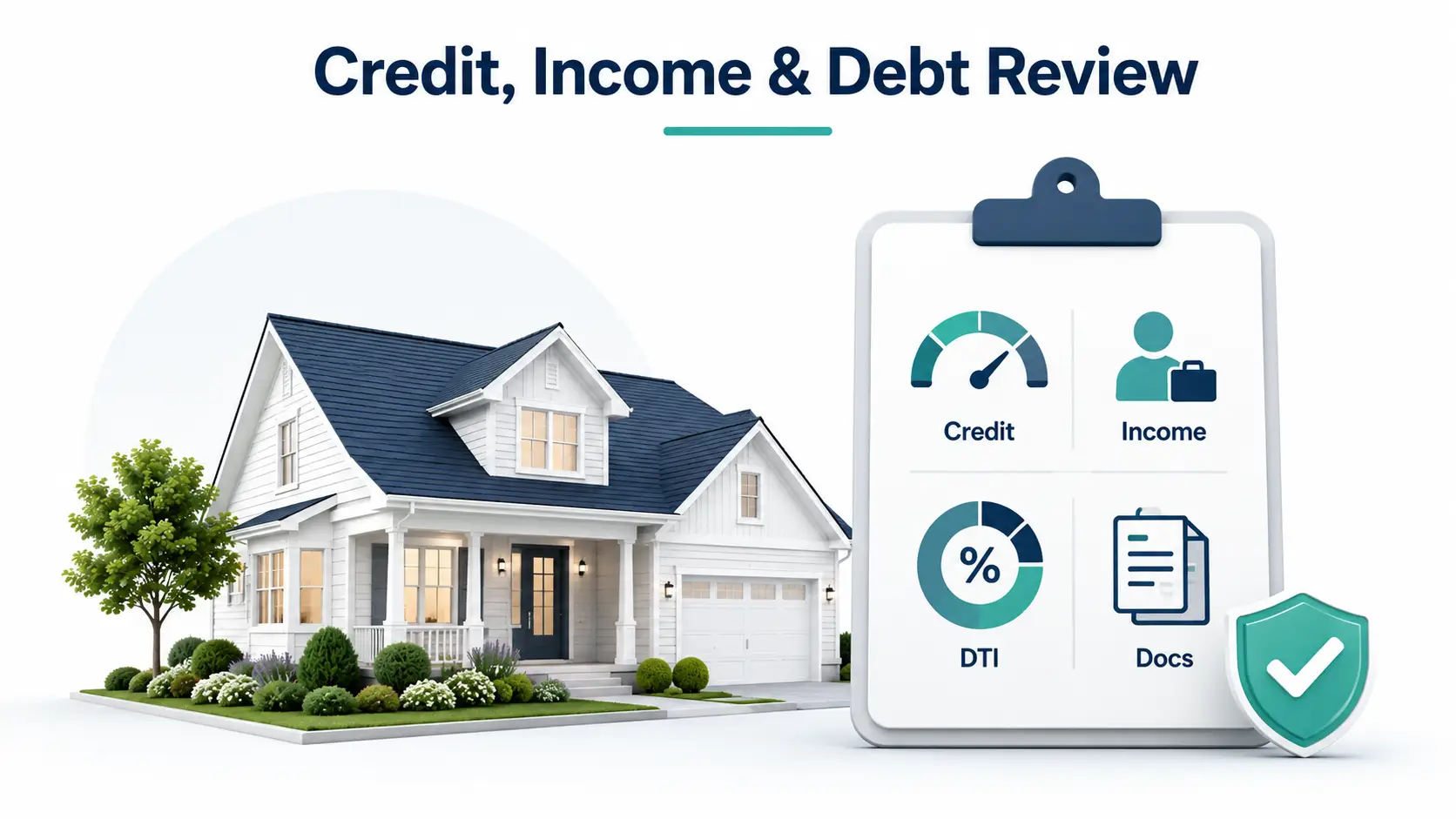 Credit, income, debt, and documentation requirements for a First Mortgage HELOC