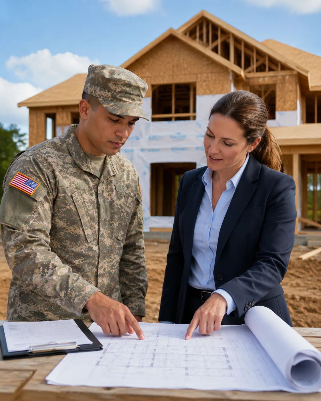 VA construction loan for building a primary residence